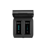 BOYA BY-XM6-K2 2-Person Wireless Microphone System for Cameras and Smartphones (2.4 GHz, Black)