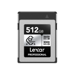 Lexar 512GB Professional Silver CFexpress 4.0 Type B Memory Card